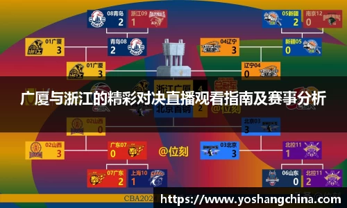 广厦与浙江的精彩对决直播观看指南及赛事分析